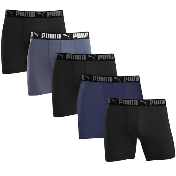 Puma Men's Microfiber Boxer Brief, 5-pack NWT. - Picture 2 of 7